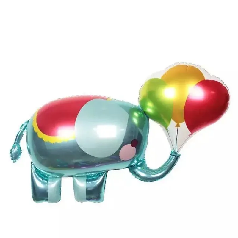 Милые воздушные шары из алюминиевой фольги с изображением обезьяны в виде цветов, надувные воздушные шары, украшения для дня рождения, детские игрушки, шары в виде животных, зоо, Феста, 1 шт