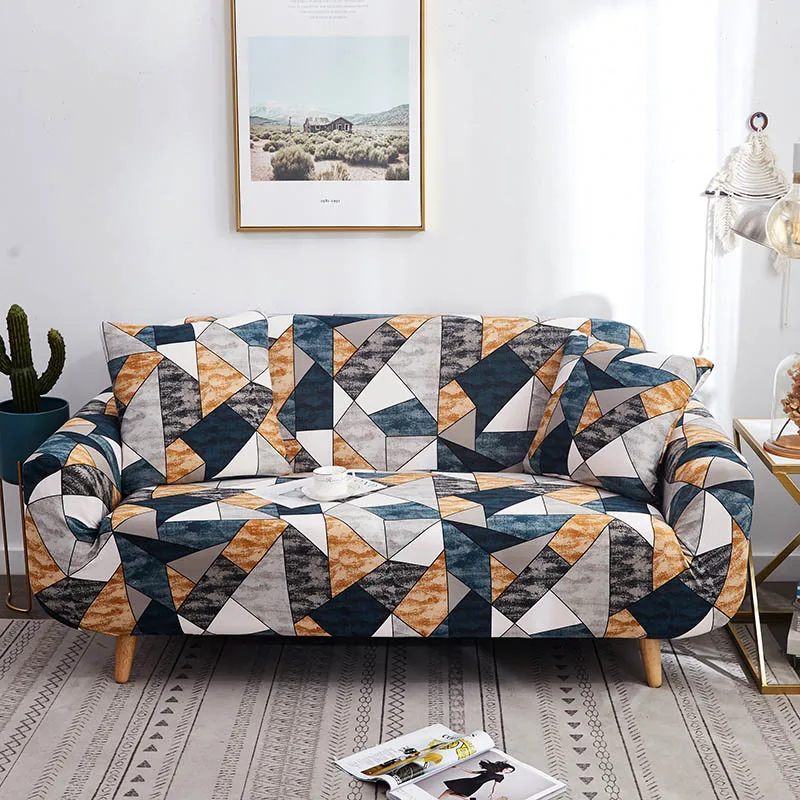 

Elastic Sofa Cover Stretch Non-slip Chair Cover Corner Sofa Covers for Living Room Pets Couch Cover Loveseat Cushion Pillow Case