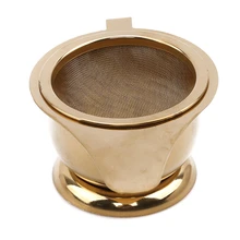 2 шт./компл. нержавеющая сталь Чай фильтры золото/Серебристые eco-friendly Чай фильтр для инфузионного чая Посуда Кухня аксессуары