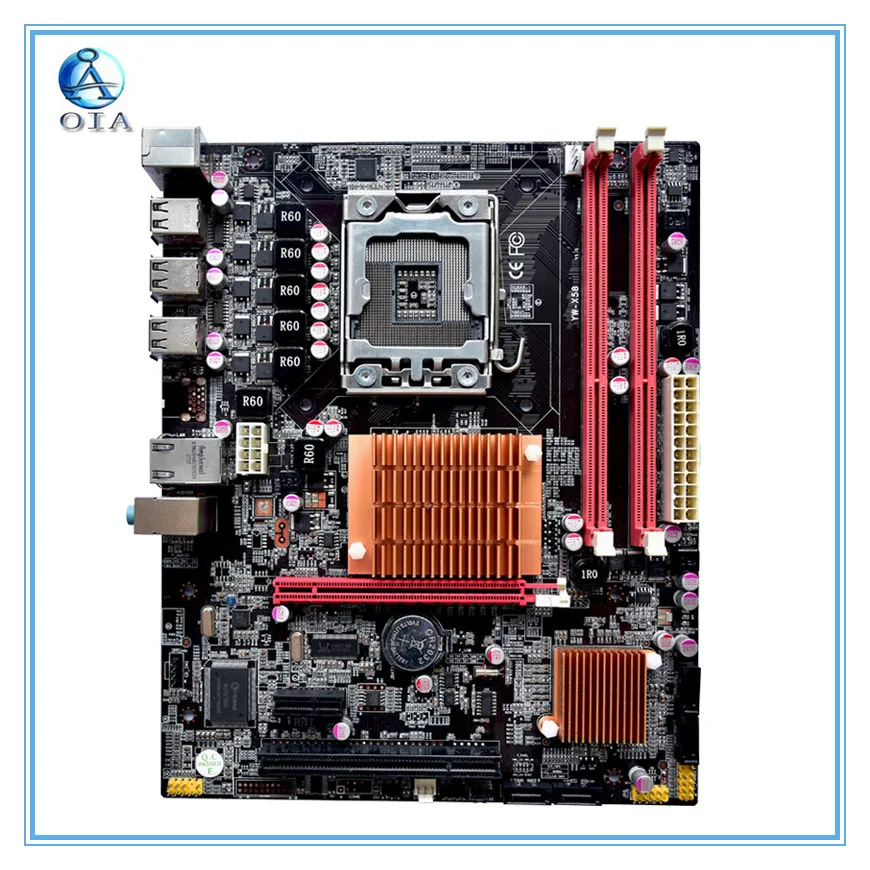 

New motherboard x58 motherboard 6*USB2.0 port support ecc ram LGA 1366 DDR3 ATX mainboard Free shipping