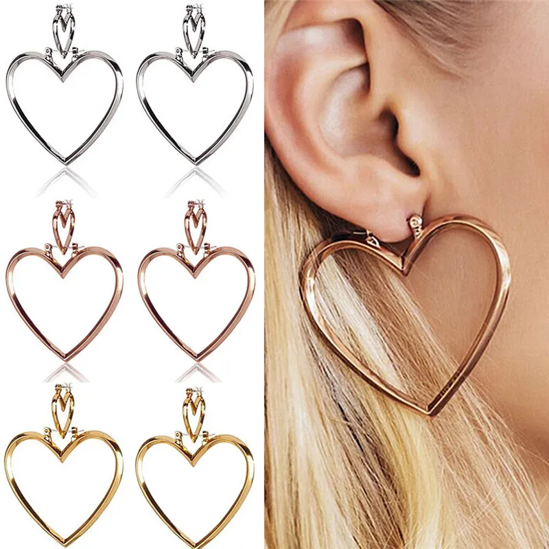 1 пара золотистые розовые фотообои для женщин|dangle earrings|earrings forearrings for women big |