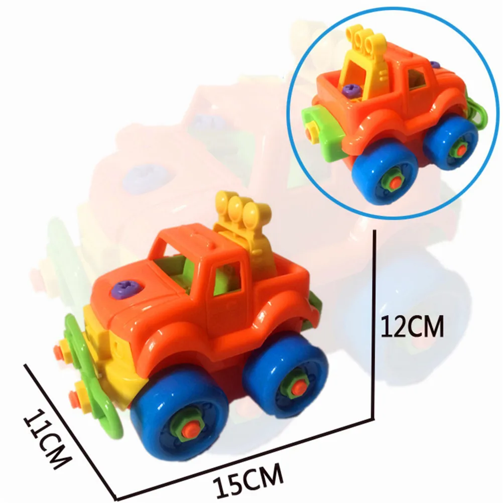 DIY гайка Комбинированная Модель автомобиля самолет разборка Игрушка Дети Раннее Образование Головоломка поставки блоки игрушка