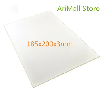 

3D Printer Upgraded Platform 185x200x3mm for RepRap 3D Printer MZ3D-330 borosilicate glass plate heated bed
