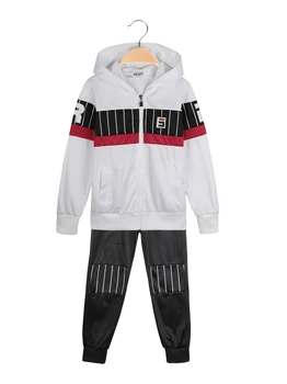 

Hoodie + pants with cuffs-full 2 pieces sportswear