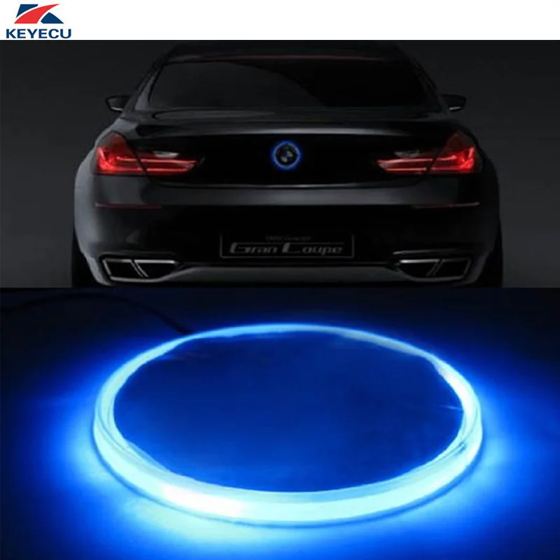 KEYECU 1 шт. белый красный синий 82 мм эмблема светодиодное фоновое освещение для BMW 3 5