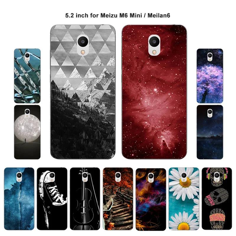 Мягкий ТПУ 5 2 &quotдля Meizu M6 Mini силиконовый чехол для телефона с изображением