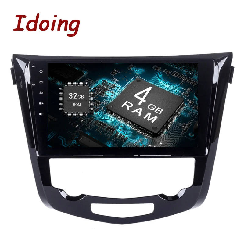 Idoing 2Din 10 2 &quot8 Core 2G + 16/4 32G Android8.0/7 1 Автомобильный мультимедийный плеер для Nissan X Trail