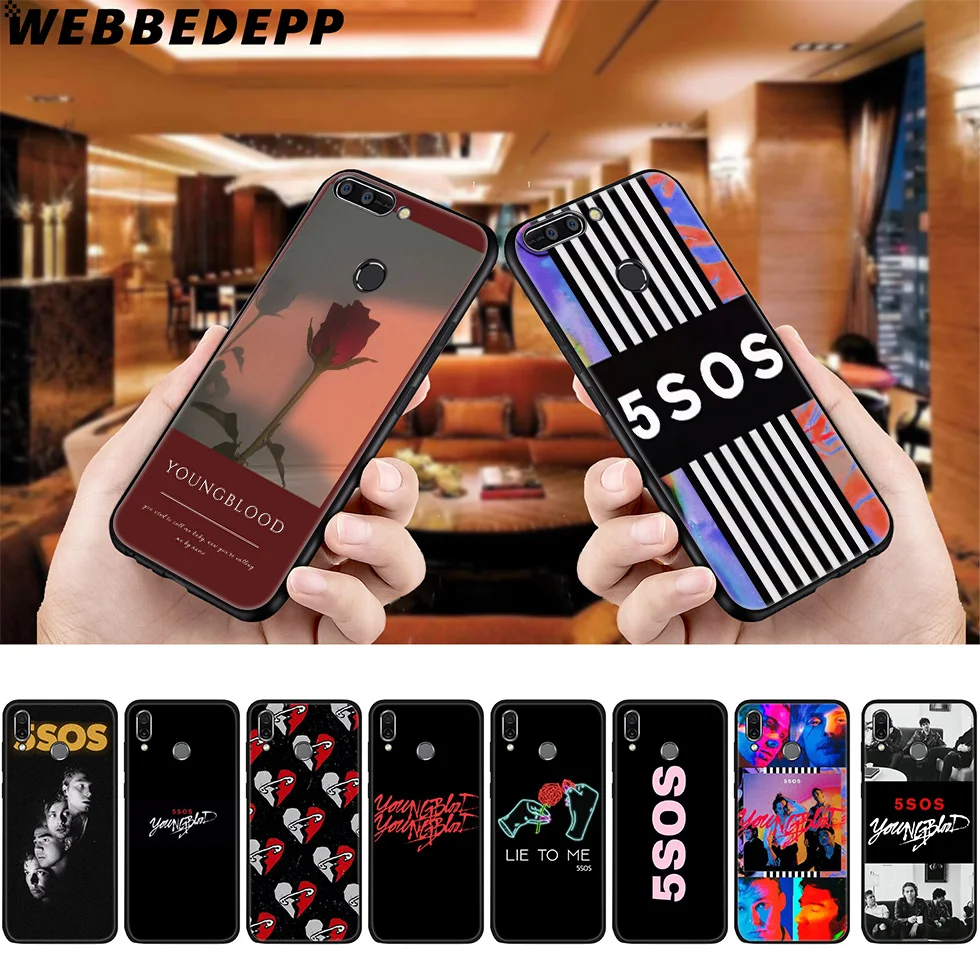 5 Seconds Of Summer 5SOS Soft Case for Huawei P8 P9 P10 P20 P30 Lite Pro P Smart Z Plus 2019 Y6 Prime 2018 2017 Mini |