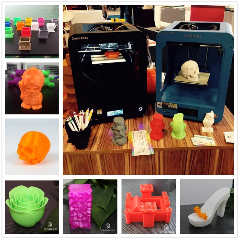 createbot 3d printer desktop  with heatbed, lcd screen, single-extruder 
