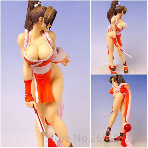 26 см аркадная игра SNK Король бойцов XIII KOF Аниме Mai Shiranui Smile Ver. ПВХ фигурка Коллекция Модель игрушки