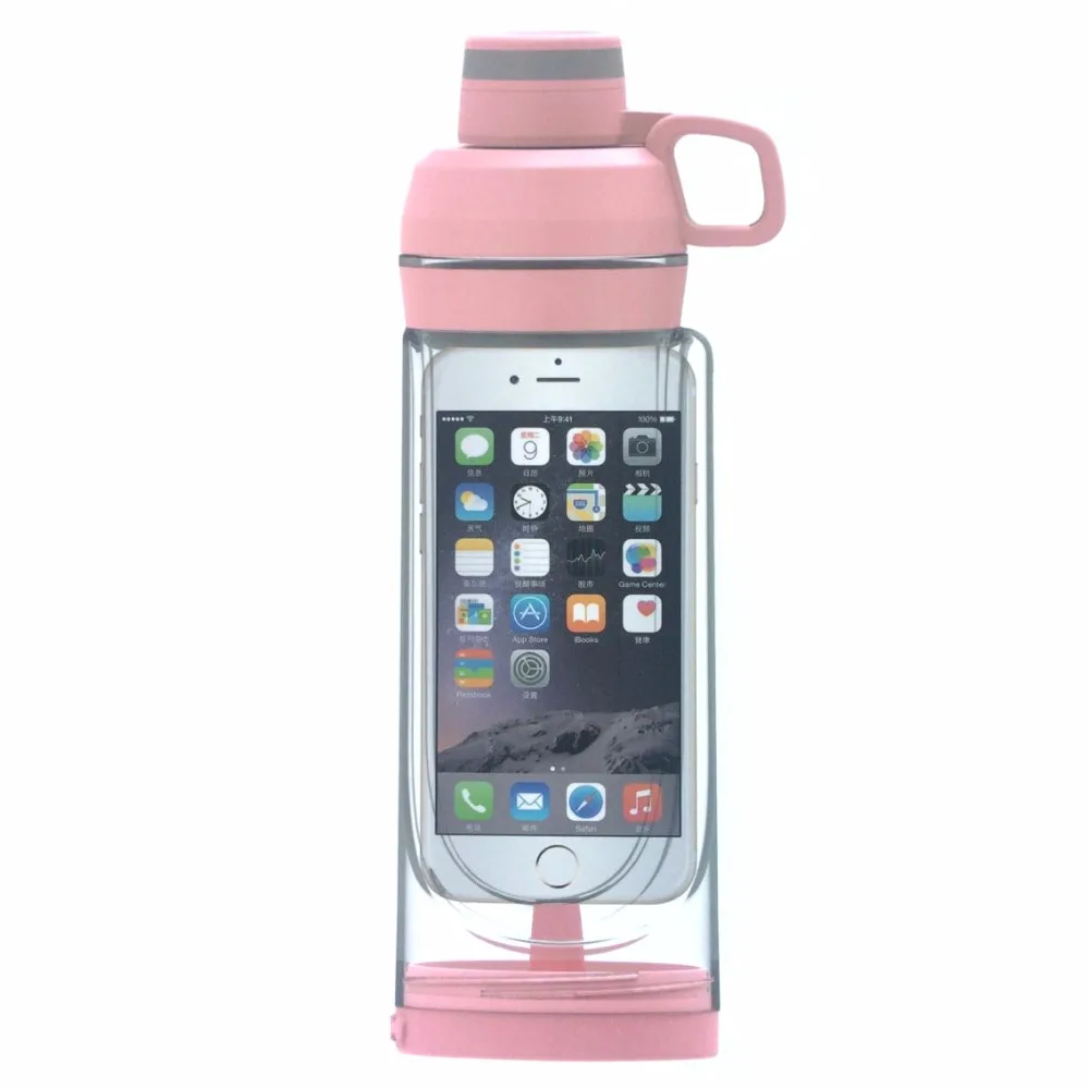 Iphone 6/6 s/7/7 s/6 Plus/7 Plus умная Спортивная бутылка для воды. 4L iBottle водонепроницаемый органайзер для хранения вызова музыки доступен для плавания йоги