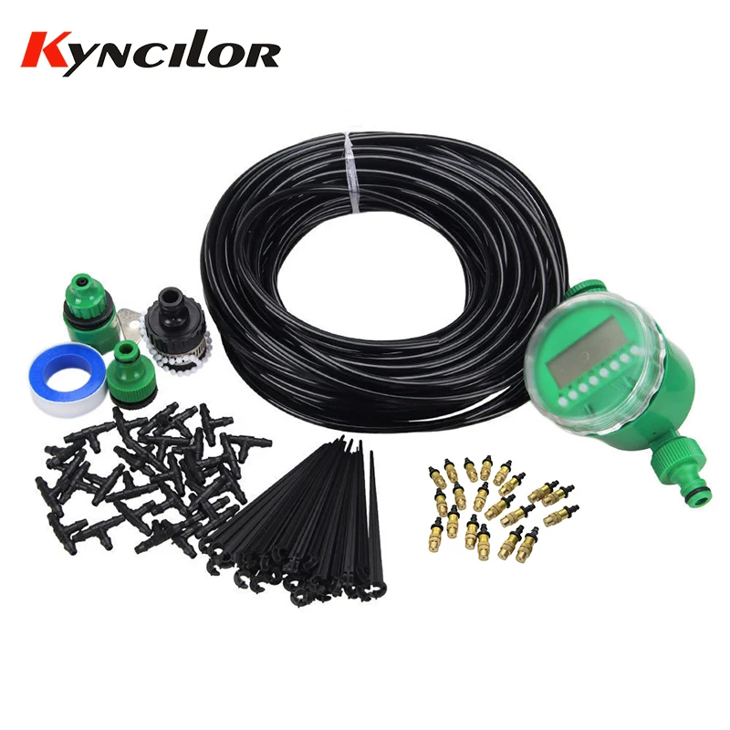 25m Automatic Irrigation Micro Drip Irrigation System Garden Irrigation