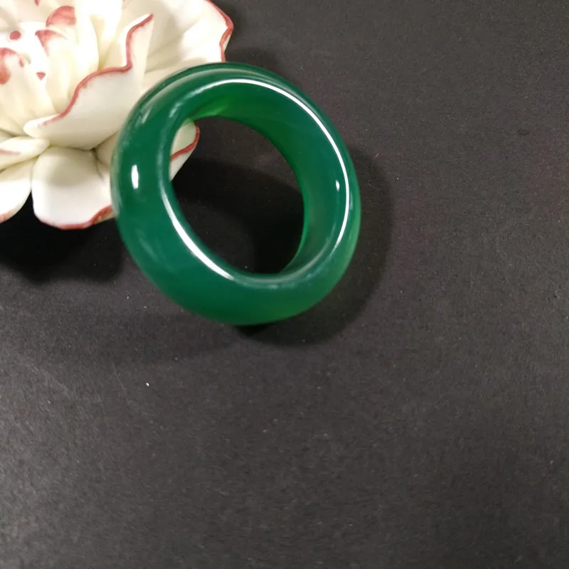 

5pcs/lot Agate Ring Stone Men Random Color Extra Size Rings Wholesale Jade Jewelry