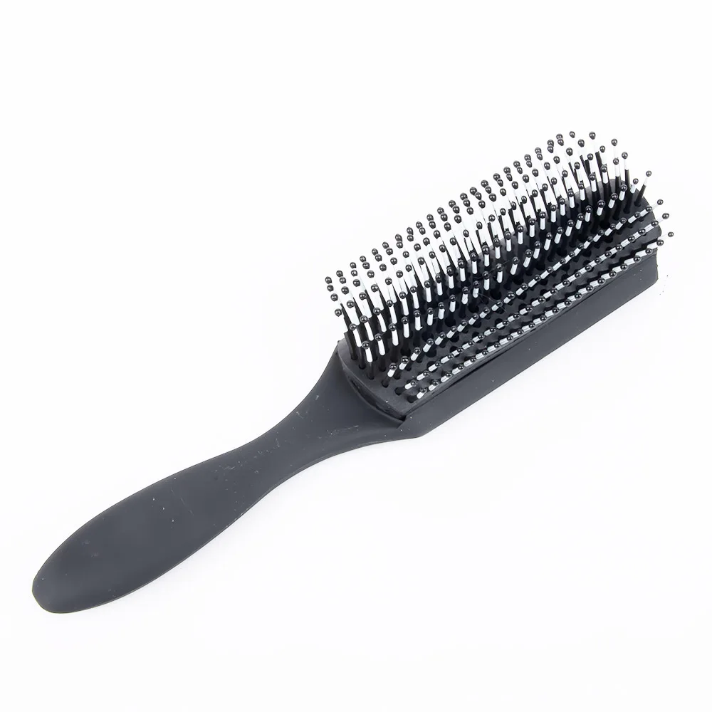 1 Pcs Anti static Hair Comb Plastic 9 Rows Massage Brush Hair Comb