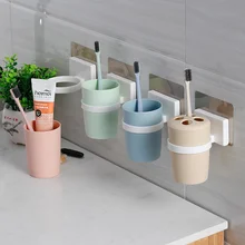 Креативный держатель для зубных щеток, настенный держатель для зубной пасты, диспенсер для мыла, аксессуары для ванной комнаты