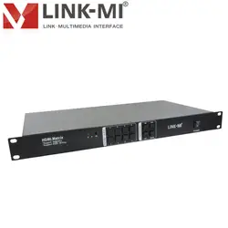 LINK-MI LM-MX44U профессиональные Matrix 4x4 коммутации Системы 4 К, 3840 * 2160P @ 30 Гц, пропускная способность 10,2 Гбит/с