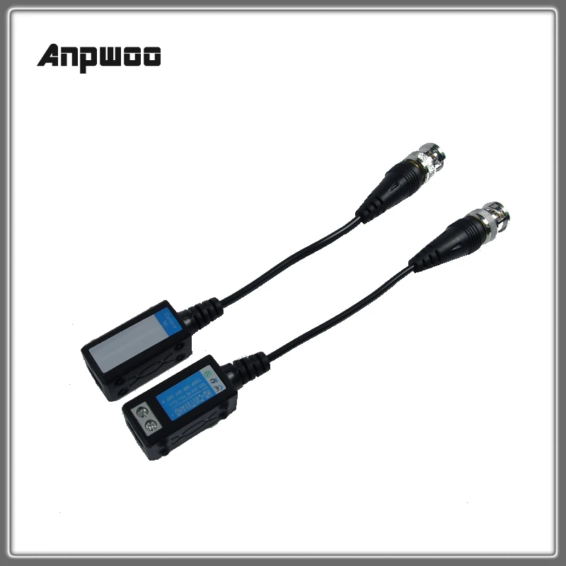 Витая BNC CCTV пассивные трансиверы для 2MP 3MP 4MP 5M HD CVI/AHD/TVI Cat5 UTP Video Balun IPC Anpwoo 500C 200M