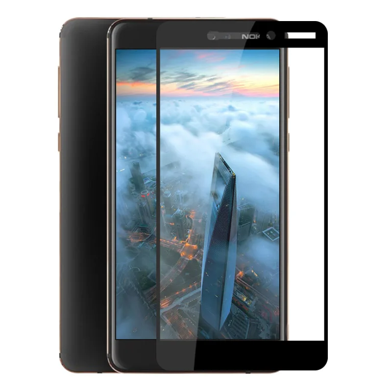 Для Nokia 6 2018 закаленное стекло второе поколение 2th полное покрытие Защита экрана