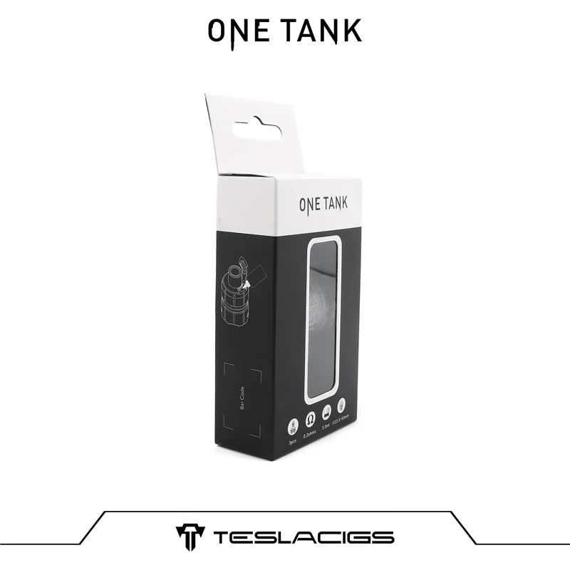 3 шт./лот оригинальный Tesla ONE одноразовый бак Subohm мл Teslacigs один раз распылитель для