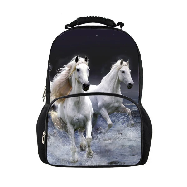 Крутые детские школьные сумки 3D животного Crazy Horse школьная сумка для подростков, для мальчиков и девочек, классные детские школьные сумки для книг - Цвет: Z102A
