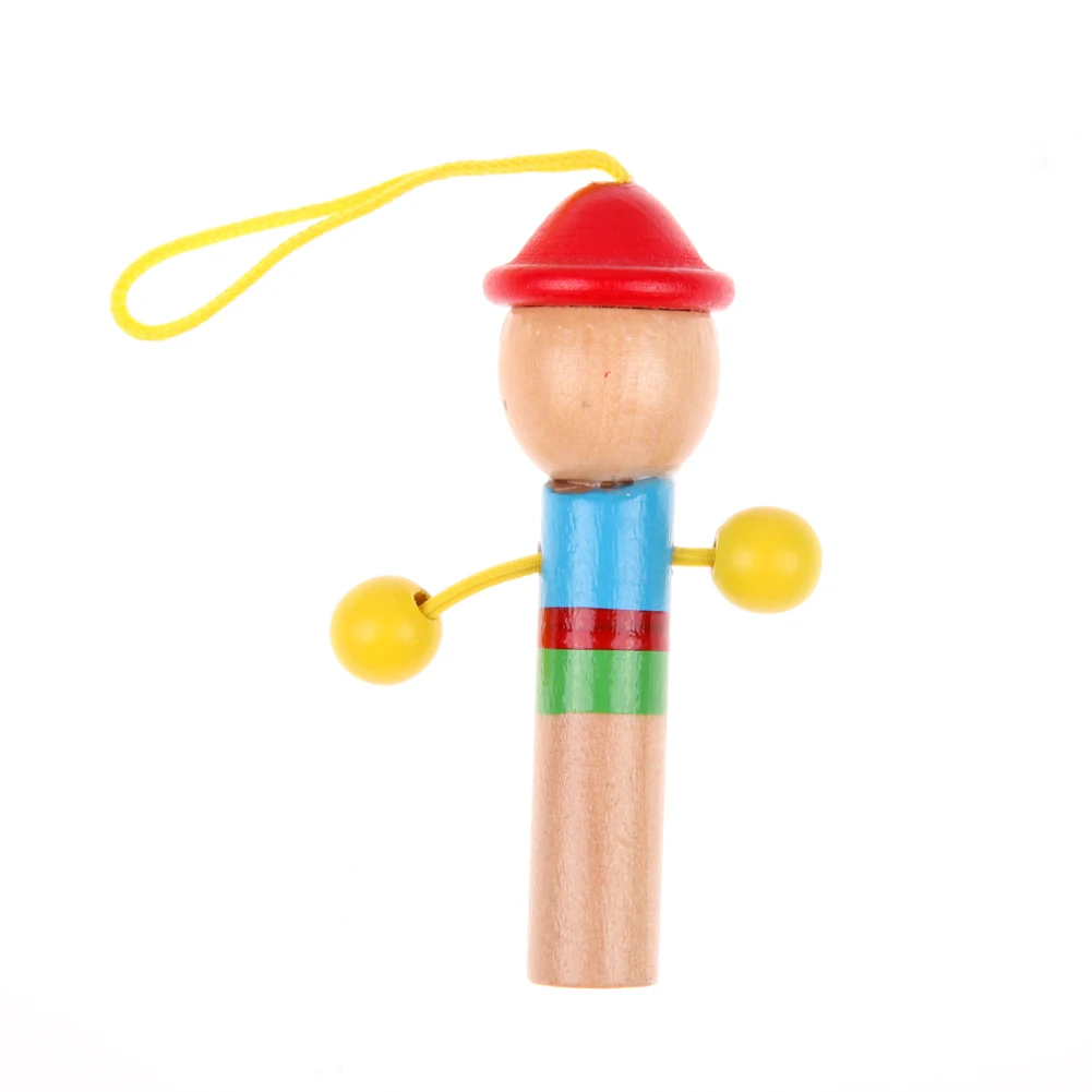 Портативная милая детская игрушка, музыкальный инструмент, детская деревянная игрушка, мини-свисток, пираты, Детская милая кукла, брелок, хороший подарок для детей