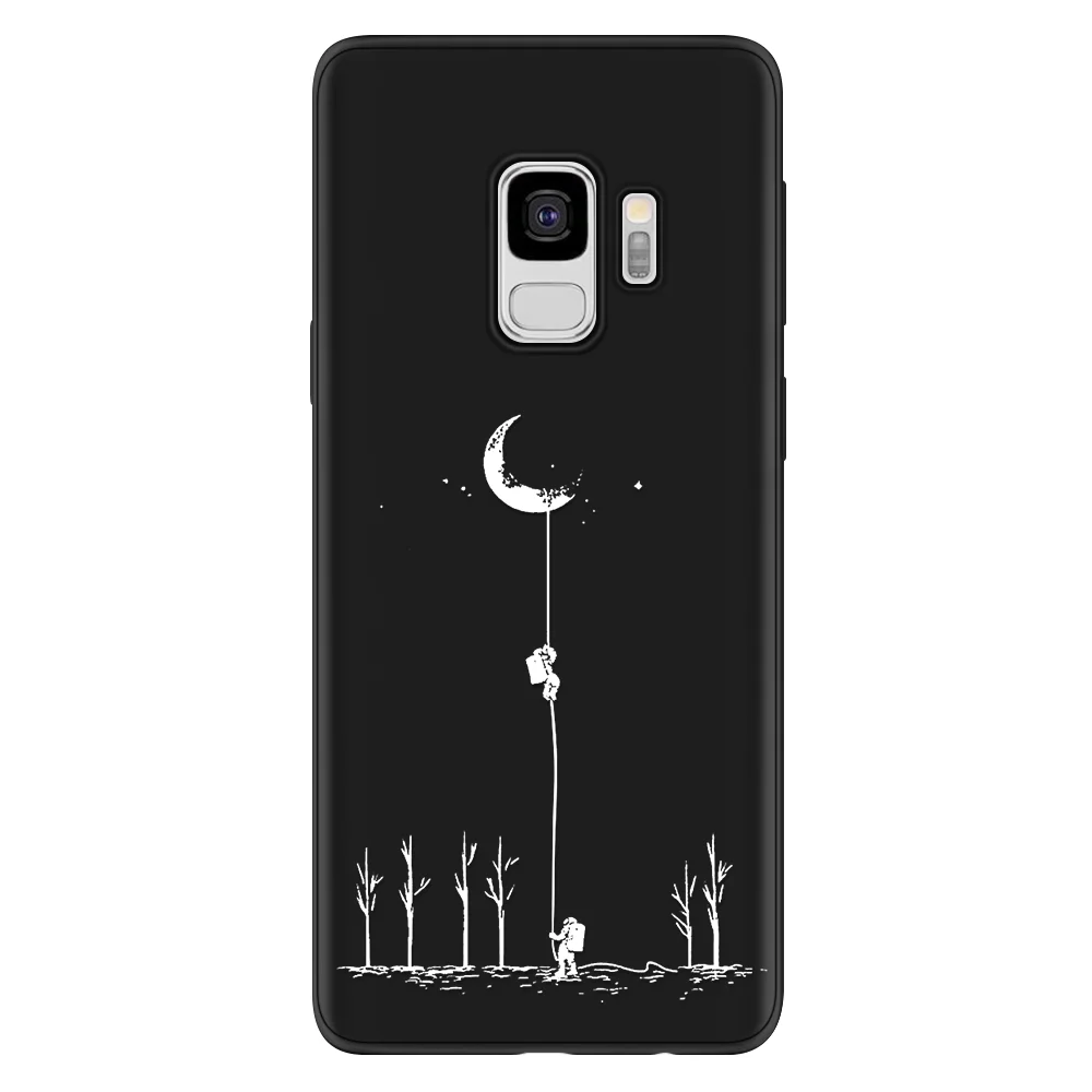 Soft Black Matte Cover For Samsung Galaxy S10 S9 S8 Plus S10E S6 S7 Edge Note 8 9 A30 A40 A70 M10 M20 M30 For Samsung A50 Case