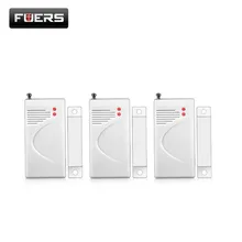 FUERS, 3 шт., 5 шт., 10 шт., 433 МГц, беспроводной датчик открытия, домашняя сигнализация, датчик безопасности, окна, двери, датчик зазора, детектор для DP500, панель сигнализации