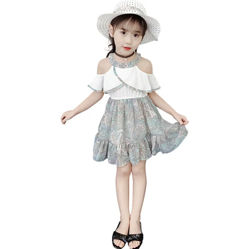 

Summer Kids Dress For Girls Dresses Costumes Children Clothing Teenager Wedding Events Flower Girl Dress Birthday Party Dress