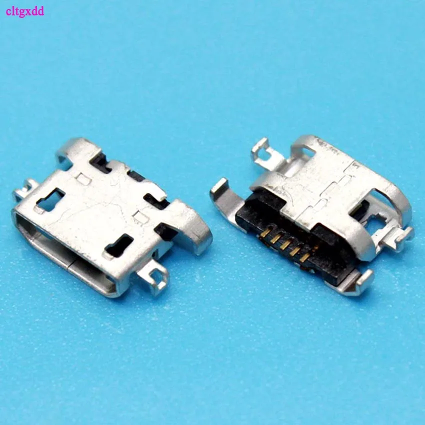 Clgxdd 100 шт. Micro USB 5pin Тяжелая пластина 1 28 мм без боковой плоской горловины завивки