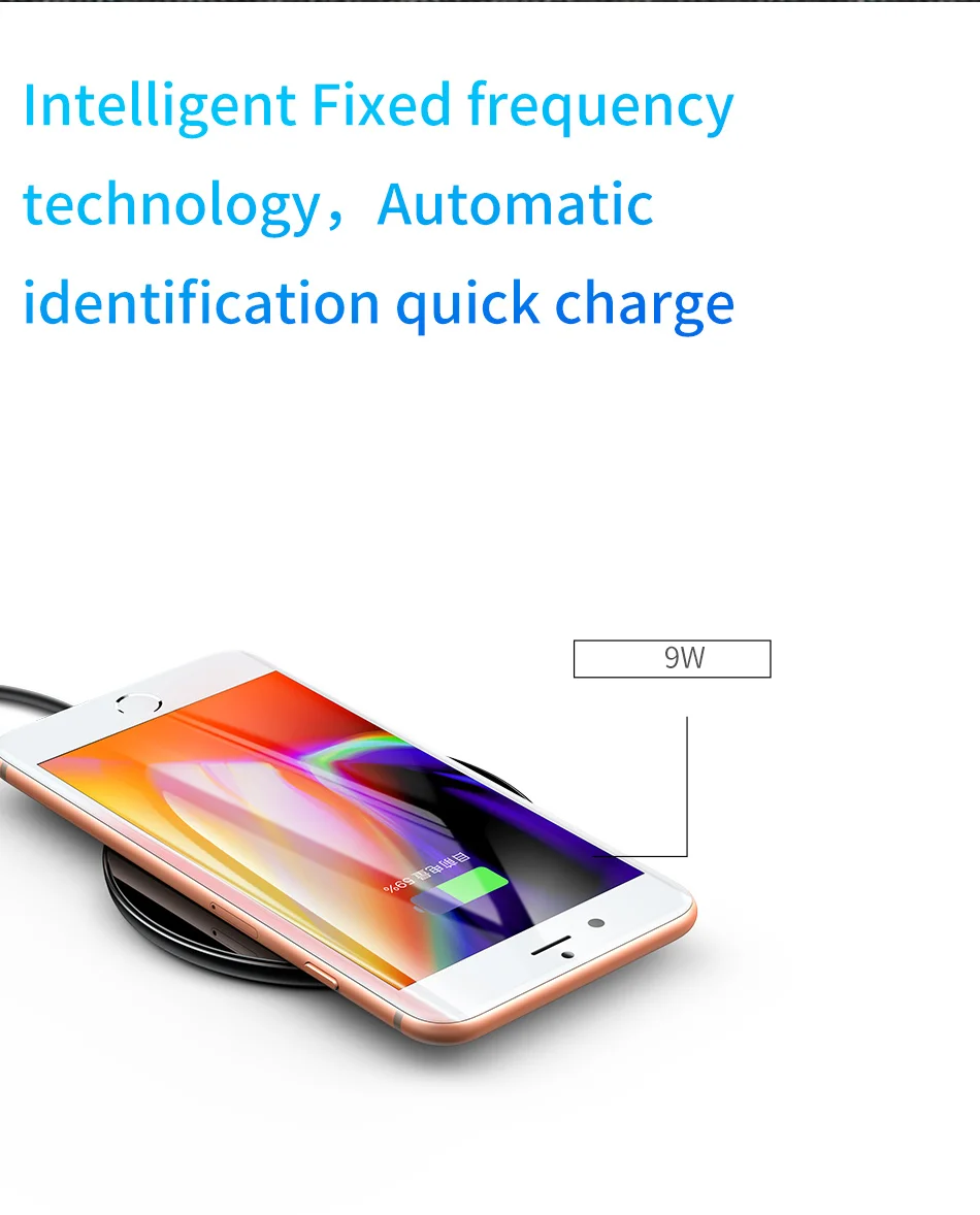 Baseus 10 Вт Qi Беспроводное зарядное устройство для iPhone 11 Pro X Xs Max стекло быстрая Беспроводная зарядная площадка для samsung S10 Xiaomi Mi 9