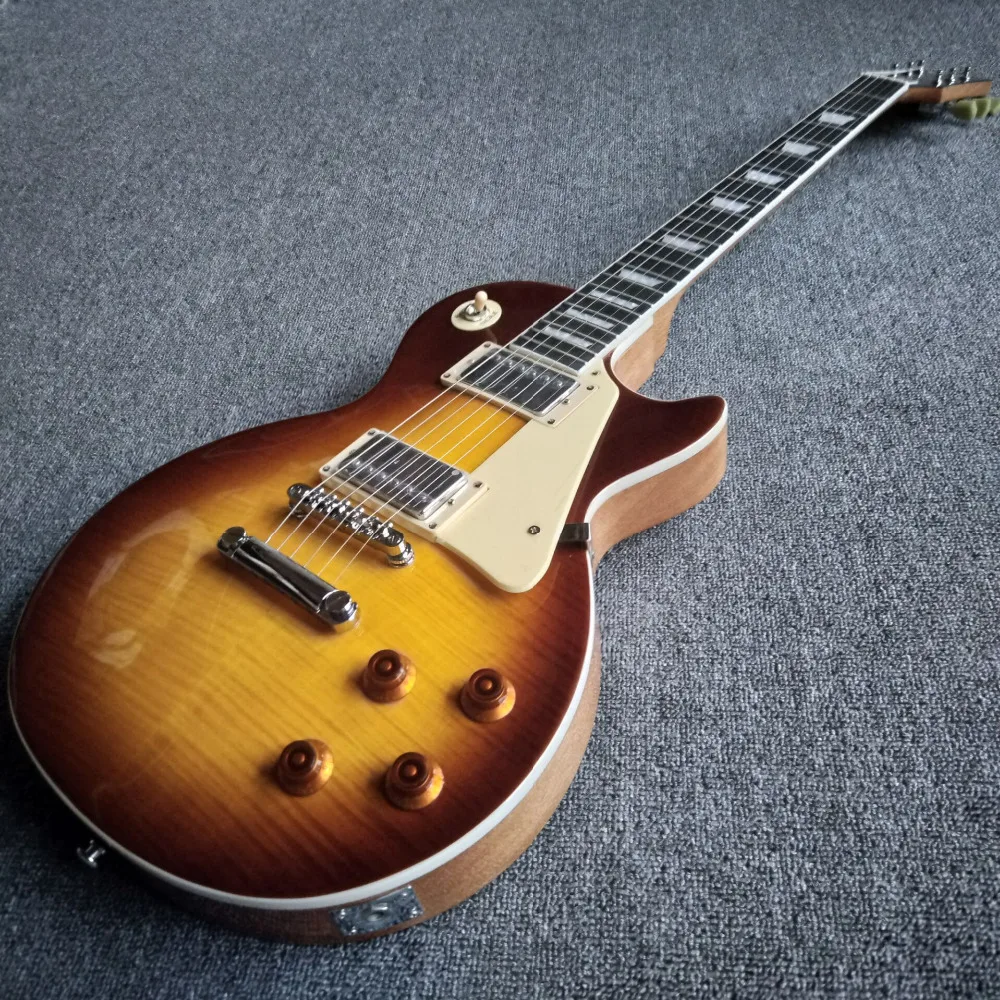 

2019 right handed electric guitar with 6 strings and chorme accessories electric guitar for professional performance