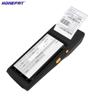 

Bluetooth and WiFi Handheld pos terminal 5.5inch Touch Screen payment POS Android PDA with 2D scanner and printer