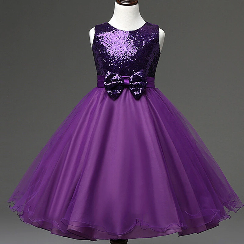 purple bridesmaid dresses kids