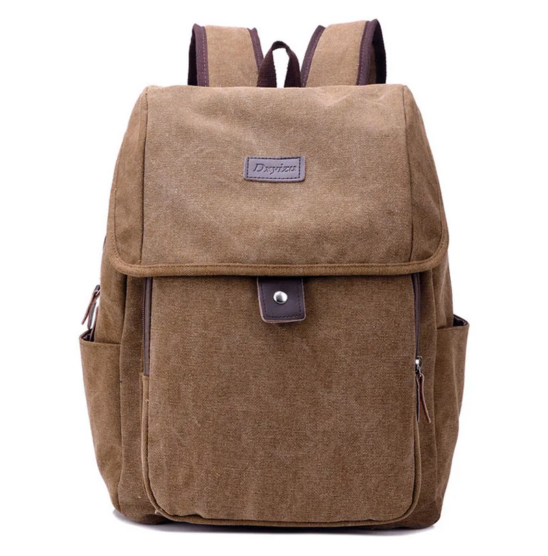 

Men Backpacks Vintage Canvas Backpack for School Teenager Boys Casual School Bag Laptop Bag for College Student mochilas