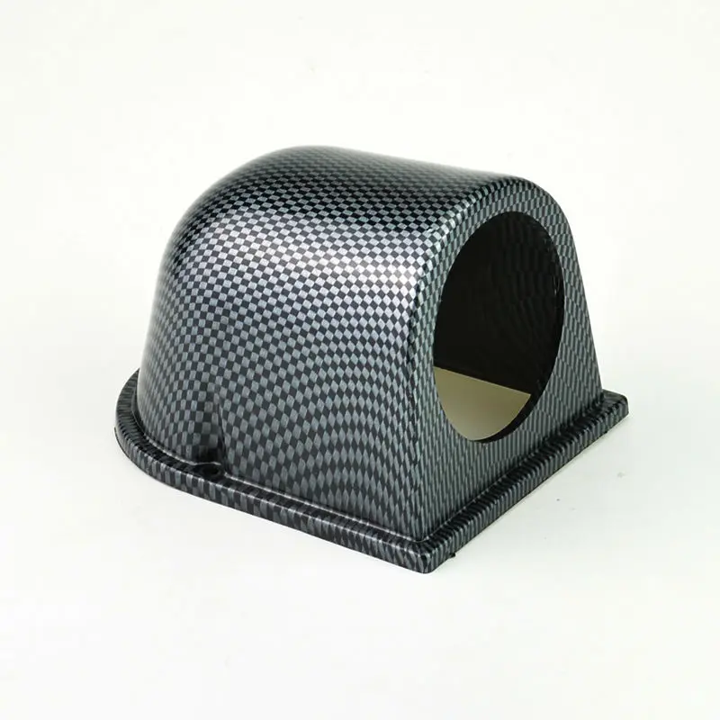 52mm Pattern Colour pigment Car Gauge Pod Racing Refit black Single Car