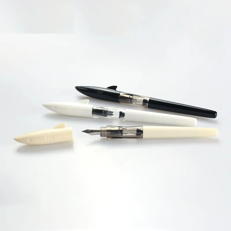Jinhao Акула перьевая ручка красочный корпус 0,5 мм металлический наконечник ручки для студентов письма канцелярские товары офисные школьные принадлежности CB739