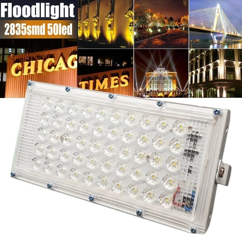 

48 LED Aluminum Flood Light Waterproof Outdoor Garden Landscape Lamp 220V 50W