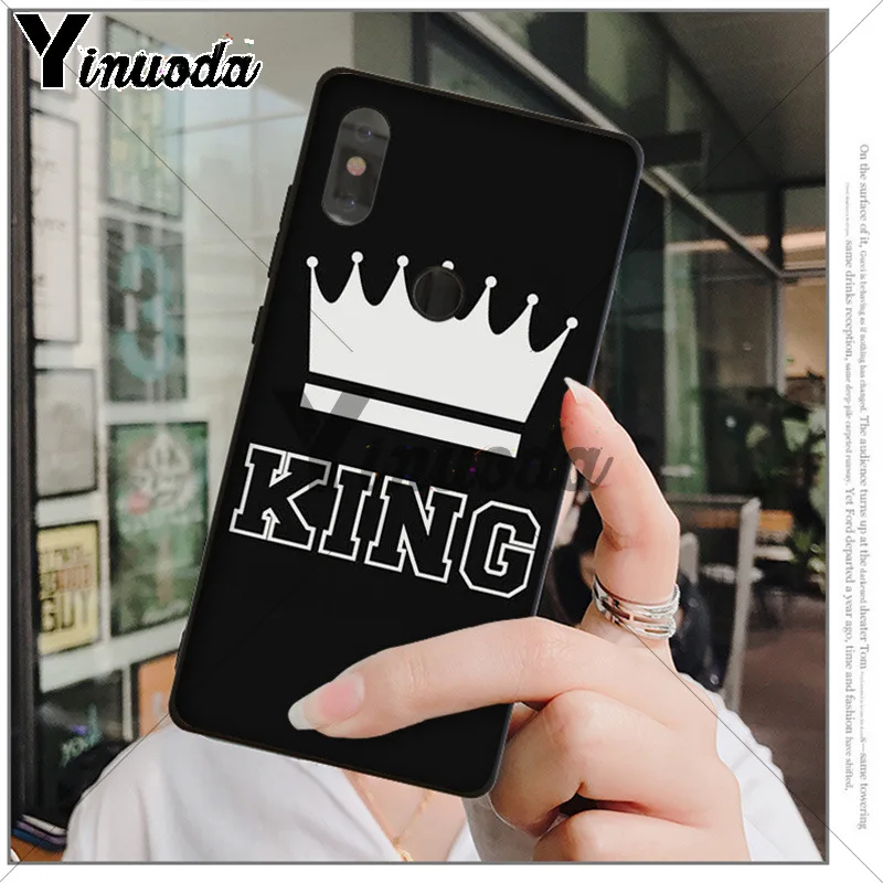Yinuoda Cartoon Crown King and Queen DIY Printing Phone Shell for xiaomi mi 6 8 se note2 3 mix2 redmi 5 5plus note 4 5 5 Yinuoda Cartoon Crown King and Queen DIY Printing Phone Shell for xiaomi mi 6 8 se note2 3 mix2 redmi 5 5plus note 4 5 5