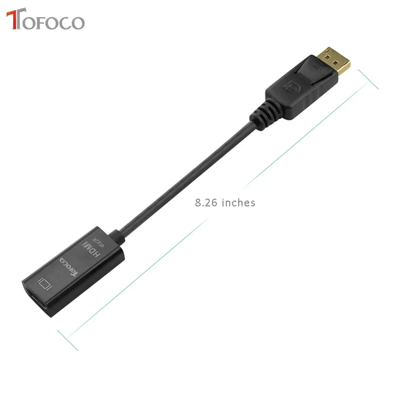 displayport to hdmi adapter 4K Male to Female for Macbook-5