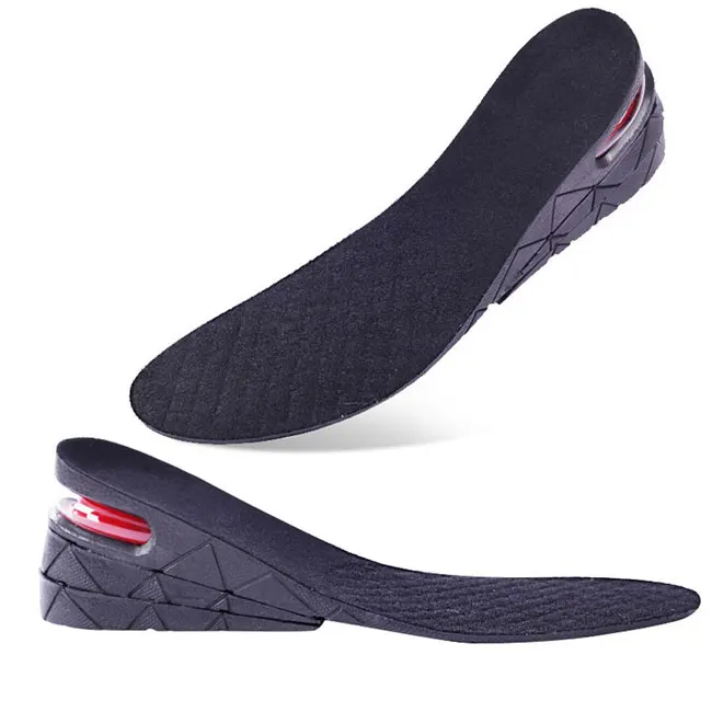 

High Quality 3-Layer Air Bubble Adjustable Height Increase Heel Insoles Cushion Shoe Pair Taller For Men And Women PA602636