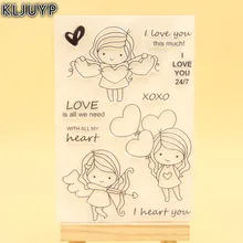 KLJUYP Love You Clear Stamps Scrapbook Paper Craft Clear stamp scrapbooking KL302