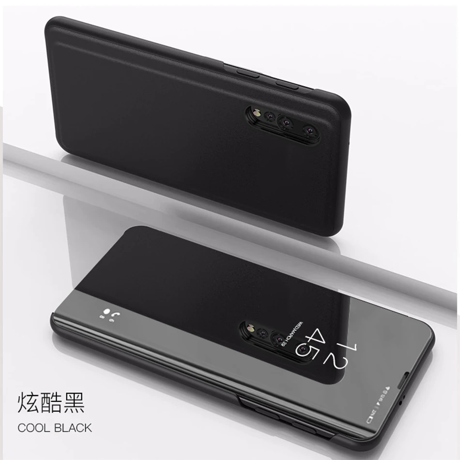 Умный зеркальный чехол для телефона OPPO A7 A5s AX5s Realme 2 3 Pro защитный C2 C1 X F9 F7 A7x флип