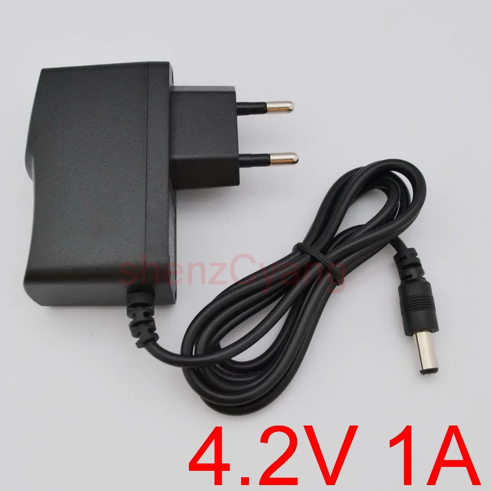 

1PCS High quality 4.2V 1A polymer Lithium Ion Battery Li-ion LiPo 2S charger Power Adapter Dual IC DC 5.5mmx 2.1mm EU plug