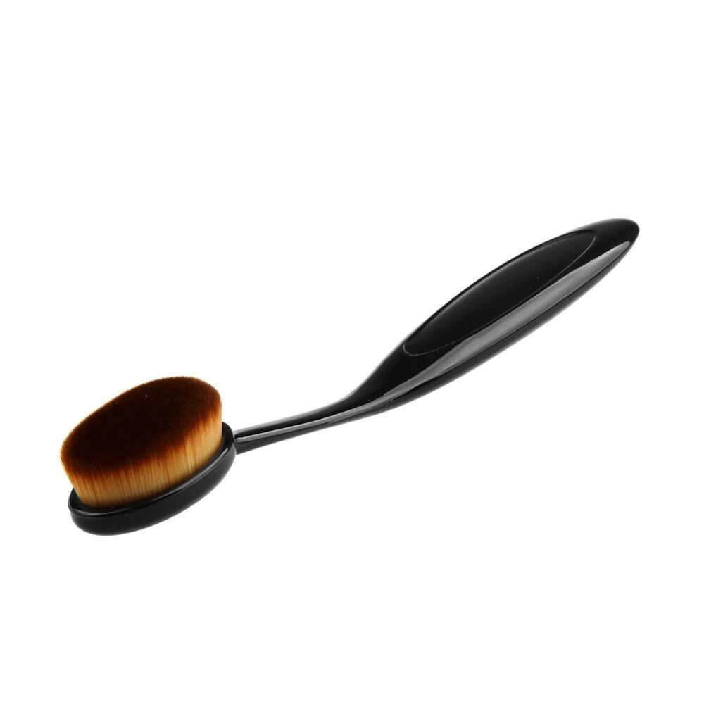 New 1Pcs Makeup Brush Oval Cream Puff Cosmetic Eyeshadow Toothbrush-shaped foundation brush Blend Tools Free Shipping