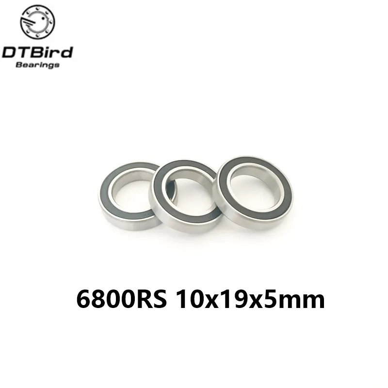 

1 PC 6800 Hybrid Ceramic Bearing 10x19x5 mm Bicycle Bottom Brackets & Spares 6800RS Si3N4 Ball Bearings
