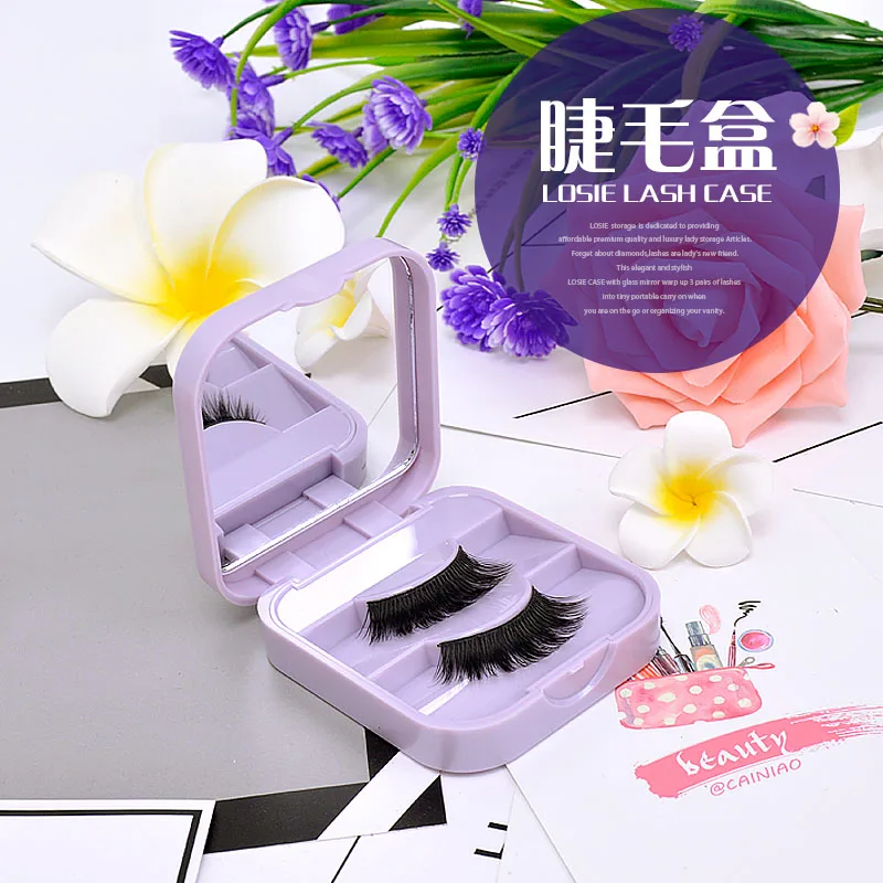 New Plastic False Eyelash Storage Box Makeup Cosmetic Without Mirror Case Organizer Beauty Cosmetics Tool | Красота и здоровье
