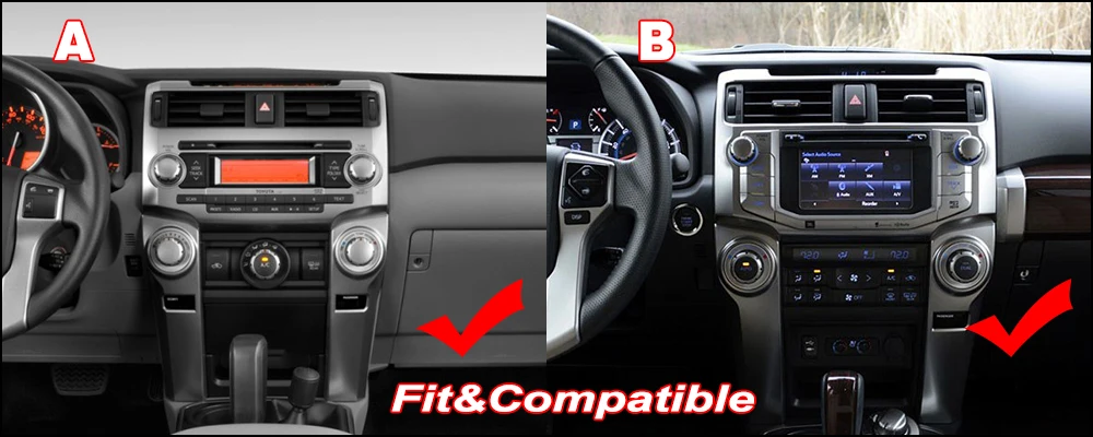 Excellent YESSUN Car Multimedia Player NAVI Large screen For Toyota 4Runner 2010~2019 Original Car Style Radio Stereo GPS Navigation 5