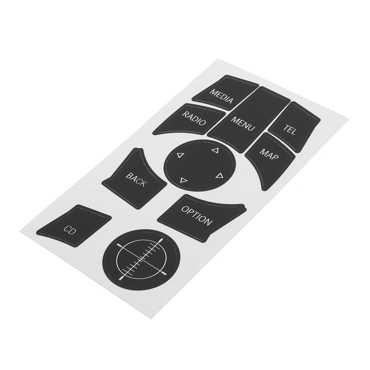 Decal Repair Kit Compatible with BMW iDrive Console Buttons Easy to Apply Repair Your Worn Faded Ugly Buttons 
