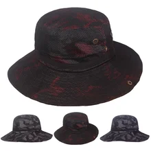 Мужские камуфляжные шляпы с принтом джунглей для пеших прогулок сложенные шапки уличная Рыбацкая шляпа CSHAT0380