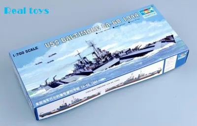 Trumpeter 05725 1/700 USS Baltinore CA-68 1944 сборочные модели